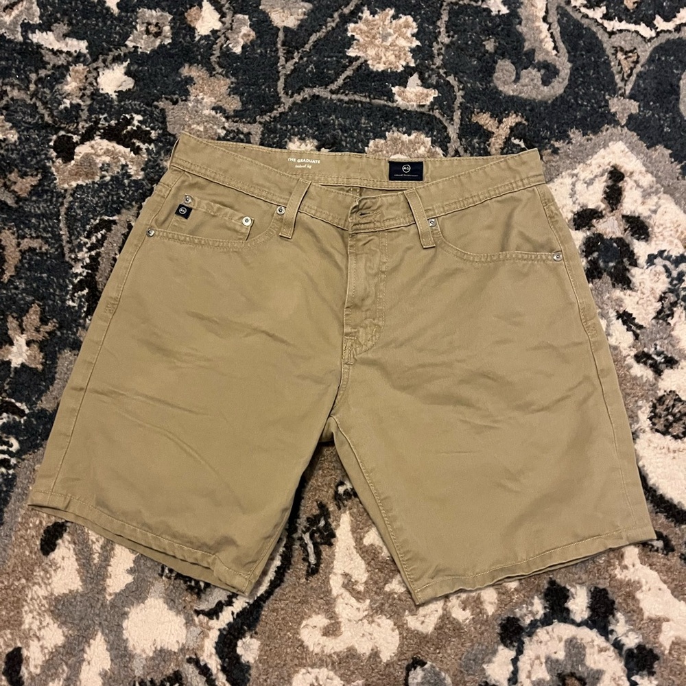 AG Adriano Goldschmied "The Graduate" tailored leg shorts